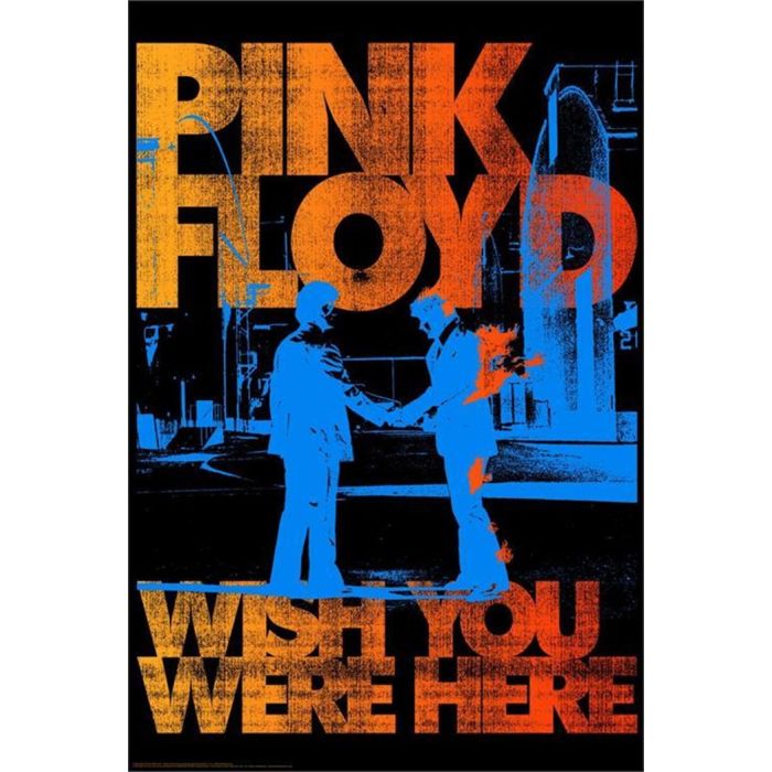 Wish You Were Here Poster Classic Pink Floyd Album Art Print for Fans & Collectors 24inx36in