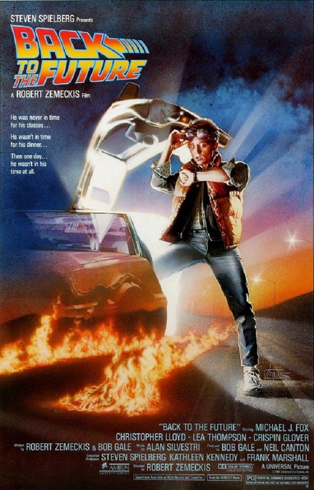 Back to the Future Credit Sheet Movie Sci-Fi Wall Poster 24"x36"