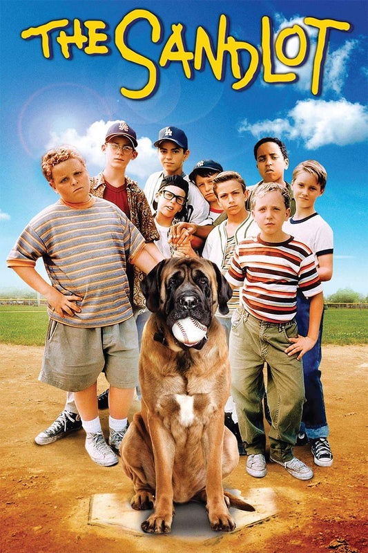 The Sandlot Movie Score Poster Iconic Baseball Film Wall Art for Fans 24"x 36"
