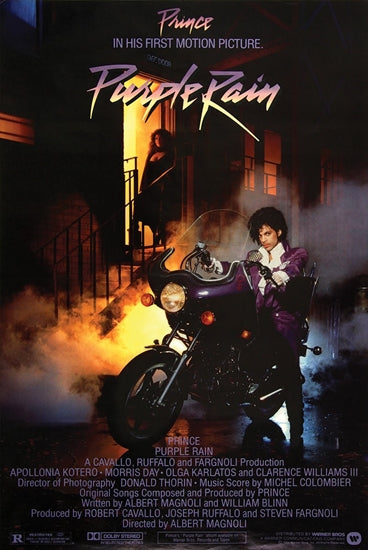 Prince Purple Rain Poster Iconic Music Wall Art for Fans of Rock & Pop Legends 24"x 36"