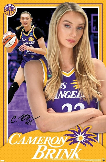 Cameron Brink LA Sparks WNBA Poster Basketball Wall Art 24"x 36"